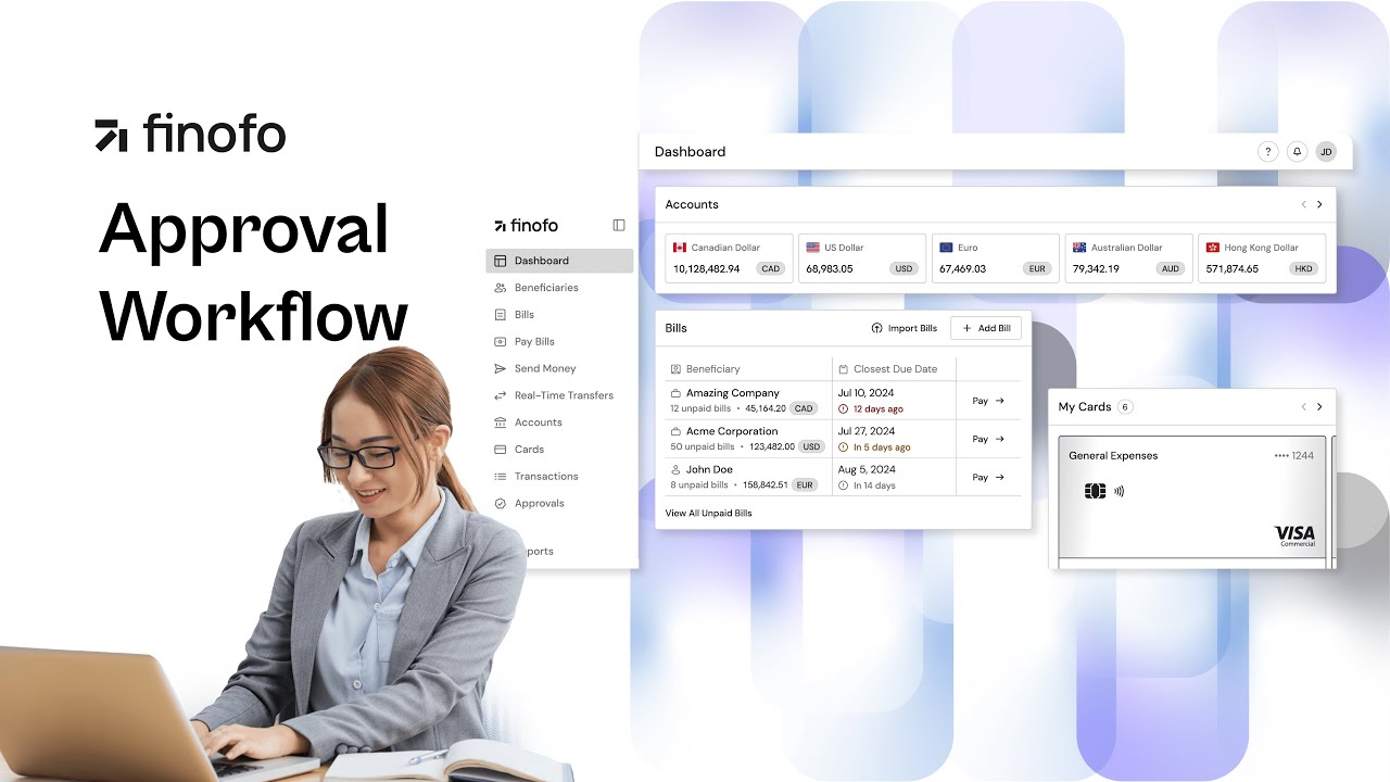 Finofo approval workflow: Bills and Beneficiaries