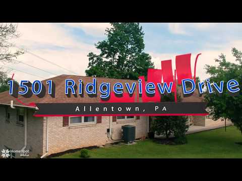 1501 Ridgeview Dr, Allentown, PA home video tour