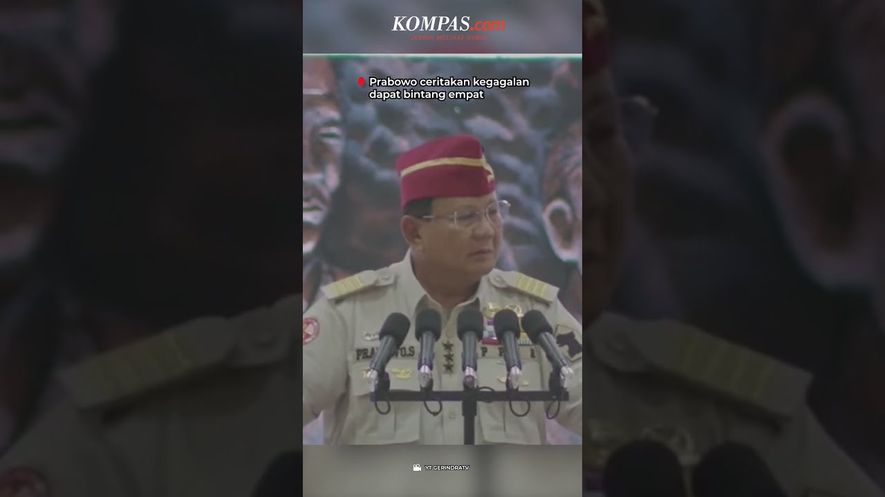 Curhat Prabowo Ingin Bintang 4 tapi Malah Dipecat