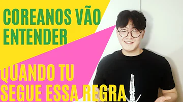 Qual a ordem das frases em coreano?