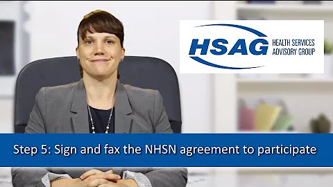 NHSN Enrollment | Step 5: Sign and fax the NHSN agreement to participate