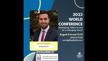 Vlad Glaveanu Keynote - 2023 Virtual WCGTC World Conference