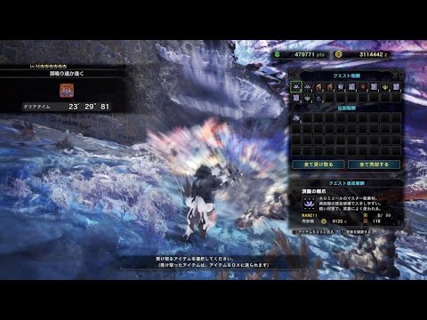 Mhw Ib Mr5 冰の龍 イヴェルカーナ ハンマー上位装備 Youtube