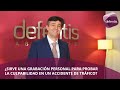 ¿Sirve una grabación personal para probar la culpabilidad en un accidente de tráfico?