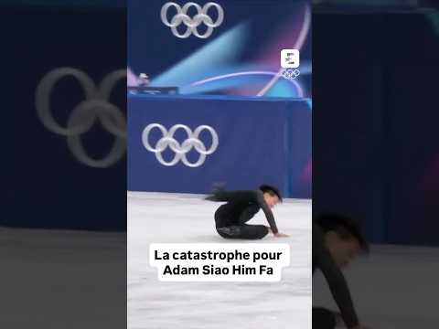 🇫🇷😢 Que c’est terrible pour Adam Siao Him Fa #olympics #jeuxolympiques #milanocortina2026