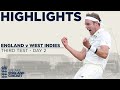 Day 2 Highlights | Broad Stars to Put England on Top | England v West Indies 3rd Test 2020
