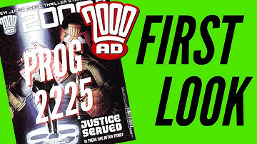 2000AD PROG 2225 FIRST LOOK - Subscriber Unbagging - Classic UK Comic Book