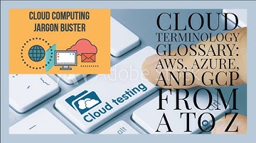 Cloud terminology glossary: AWS, Azure, and GCP from A to Z|Cloud Testing