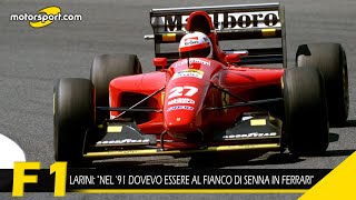 Larini: "Nel '91 dovevo essere al fianco di Senna in Ferrari"