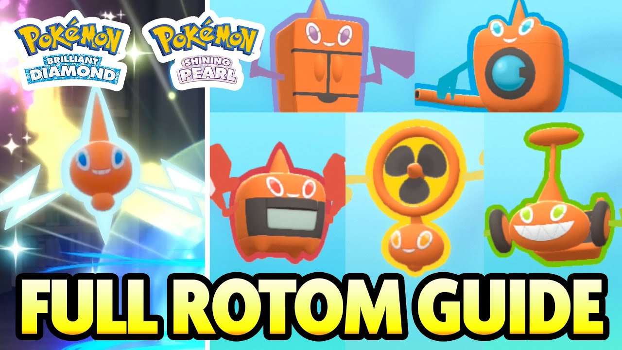 How to Get ROTOM and CHANGE ROTOM FORMS! (Secret Room) in Pokemon Brilliant Diamond Shining Pearl!