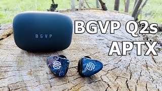 ИДЕАЛЬНОЕ ЗВУЧАНИЕ 🔥 ДВОЙНЫЕ ГИБРИДНЫЕ БЕСПРОВОДНЫЕ НАУШИКИ BGVP Q2s APTX и АРМАТУРА