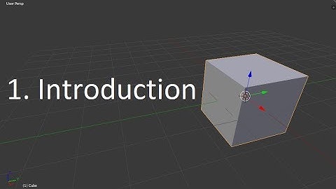 Blender 3D Modeling for Unity Games | 1. Introduction