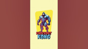 Knockout Kong - Timelapse Process Video. #tutorial #timelapse #arttutorial #digitalart