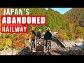 We Cycled an ABANDONED Railway in Japan - Takayama, Gifu