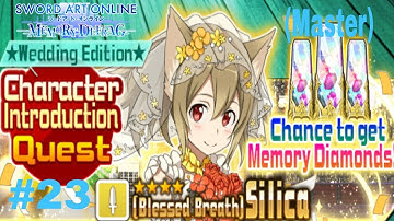 SAO: MD GAMEPLAY #23 [Blessed Breath] Silica Character Introduction Quest (Master)