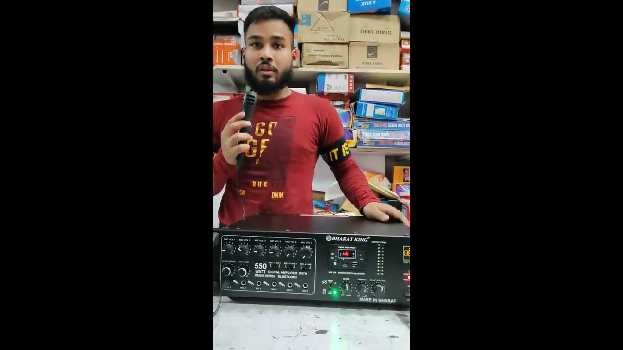BHARAT KING 550WATT ECHO RADHE AMPLIFIER PRICE 12000