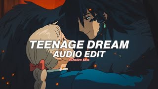 teenage dream - stephen dawes『edit audio』