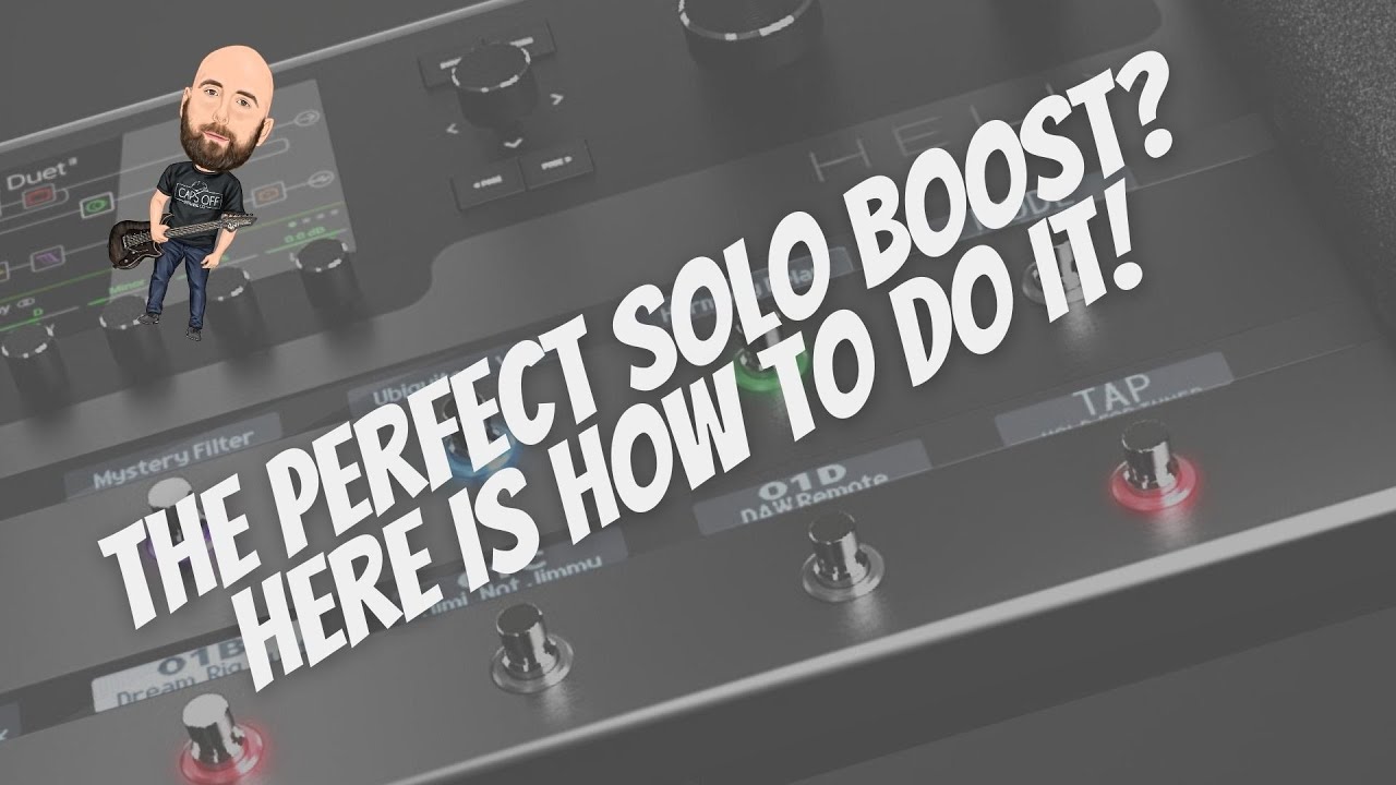 The PERFECT SOLO BOOST!!!  Here's How To Do It 