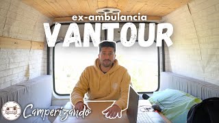 EX-AMBULANCIA 🚑 camperizada para SURFEAR 🏄🏽 y recorrer el mundo 🤙🏼🌎 | VANTOUR