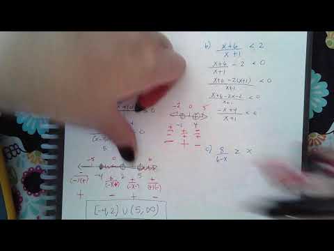 Ch 10 Sec 6 Solving a rational inequality Problem type 2