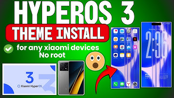 HyperOS 3 Theme Install in Any Xiaomi Phone 🔥 | No Root Needed! #hyperos3 #xiaomi