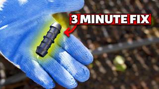 How to Repair Damaged Drip Irrigation Tubing with a Barbed Coupling How to Repair Damaged Drip Irrigation Tubing with a Barbed Coupling