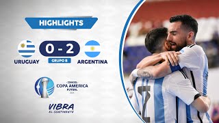 CA FUTSAL 2024 | URUGUAY 0 - 2 ARGENTINA |  HIGHLIGHTS