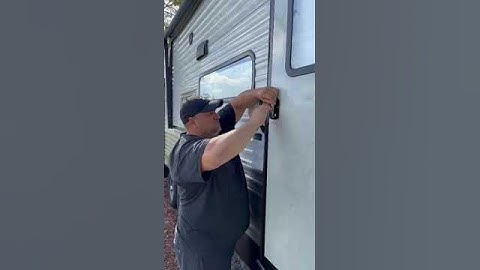 my boss picking rv with keys locked inside