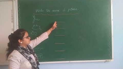 Write the name of pictures.