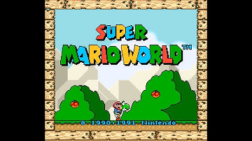 Super Mario World (SNES 60Hz / US) - Attract Mode