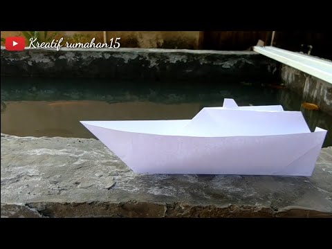 Video: Cara Membuat Perahu Dari Sehelai Kertas
