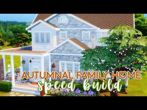 Autumnal Family Home | Speed Build | The Sims 4