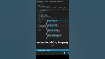 How to use animation-delay Property in CSS #shorts #css #animation #coding