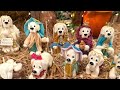 White Labrador Nativity 18 piece set by WWW.SAVANNASHOPS.COM