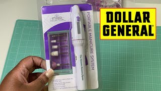 DOLLAR GENERAL PORTABLE MANICURE SYSTEM REVIEW!