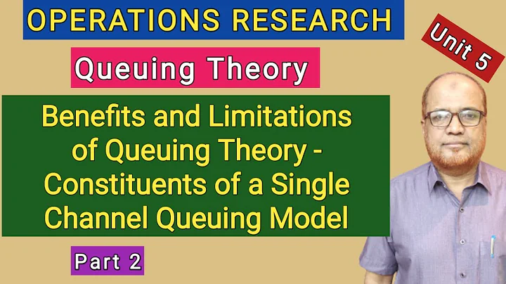 Operations Research I Queuing Theory I Theory Explained I Part 2 I Hasham Ali Khan I
