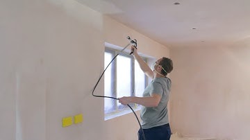 How to spray paint walls and ceilings different colours with an Airless paint sprayer | WAGNER