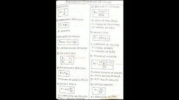 mechanical properties of fluid class 11 physics⚫⚫