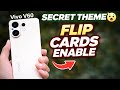 Flip Cards Theme Enable In Vivo V60 😱 || Works On All Vivo Phones!