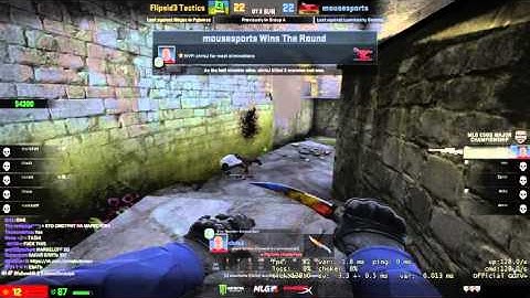 chrisJ vs. FlipSide Insane 1v3 Clutch - Cobblestone - MLG Columbus 2016