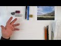 How to draw a simple landscape part 1