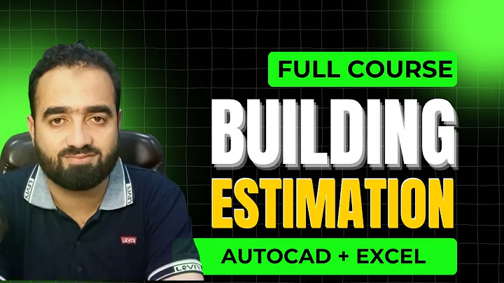 COMPLETE BUILDING ESTIMATION COURSE | BUILDING ESTIMATION WITH AUTOCAD AND EXCEL BY MUDASSIR AFRAZ.