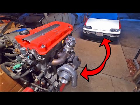 B18C1 Swapped AWD CRX Turbo Downpipe Fabrication