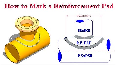 How to Mark a Piping Reinforced Pad Layout