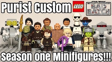 How to Build 15 Purest Custom LEGO Figures From The Bad Batch Season 1!!!