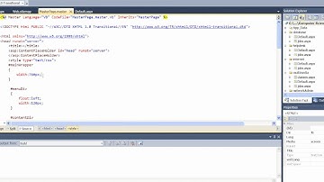 asp masterpage centering layout.wmv
