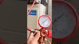 Carrier AC Gas Charging | Split AC Full Service 🩷💕💥#acservice #accircuits #acrepair #viral #ac