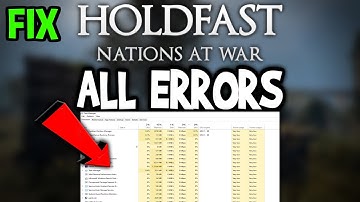 Holdfast – How to Fix All Errors – Complete Tutorial