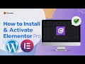 How to Upload and Activate Elementor Pro Plugin in WordPress Website | Elementor Pro WordPress Guide