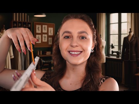 ASMR Schneiderin misst Dich aus 📏🧵  Roleplay auf Deutsch zum Einschlafen